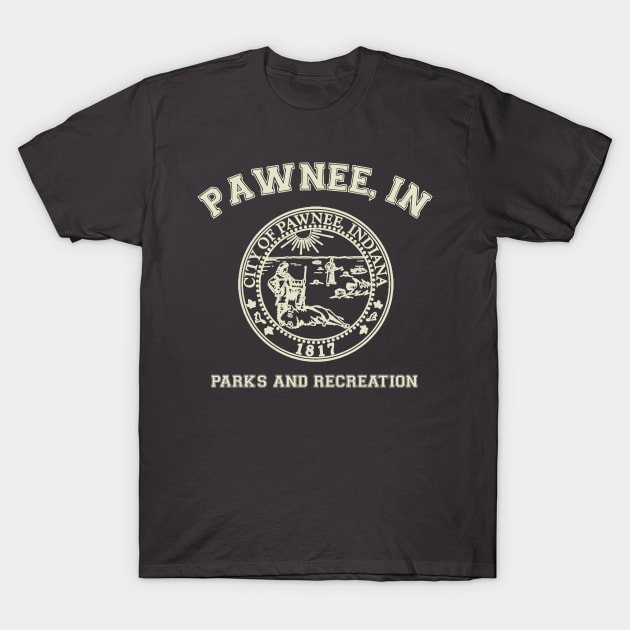 Pawnee Indiana Parks And Recreation T-Shirt by Bigfinz